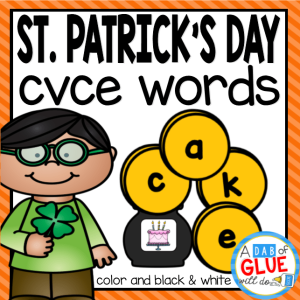 St. Patrick's Day CVCE Word Building Activity