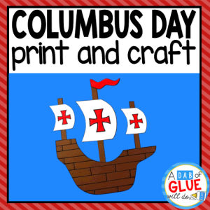 Columbus Day Paper Craft Activity and Creative Writing