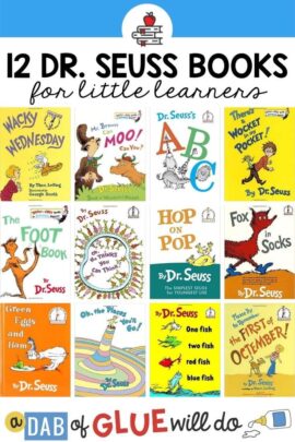 12 Dr. Seuss book covers