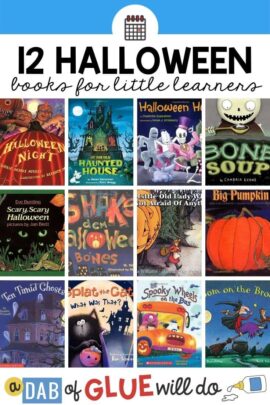 12 book covers of halloween books