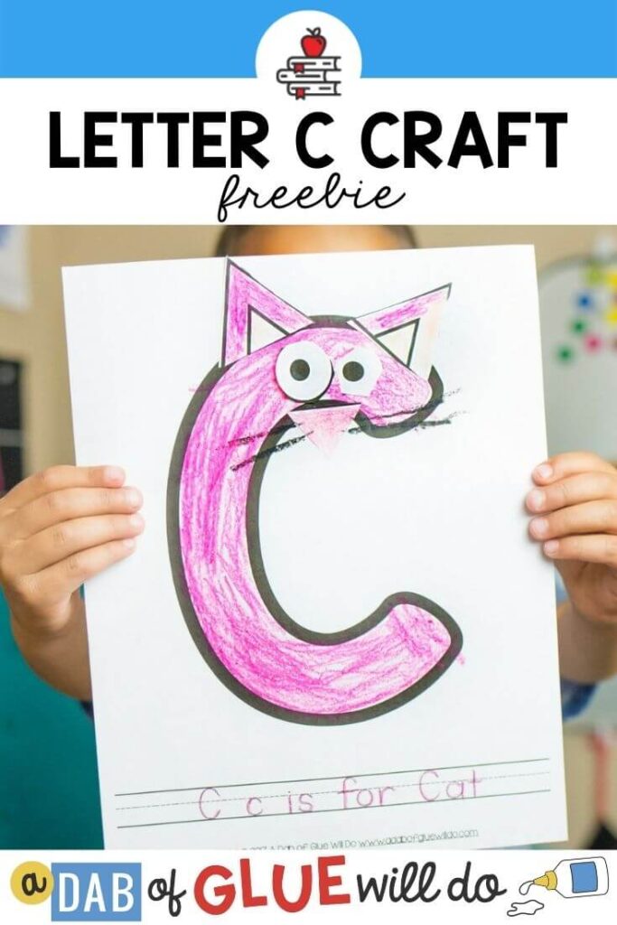 A letter c is for cat paper craft