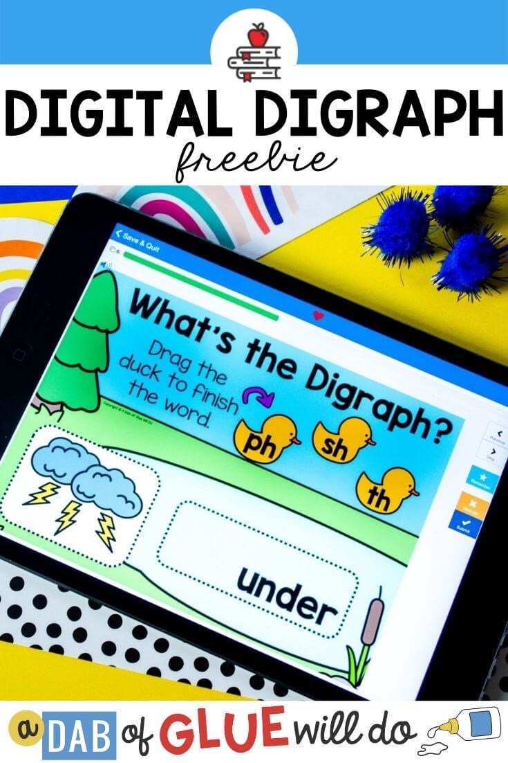 Digital Digraph Word Building Activities