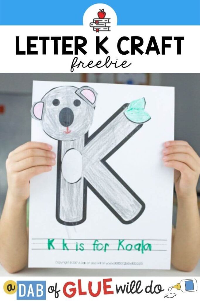 Animal Alphabet K is for Koala Craft -