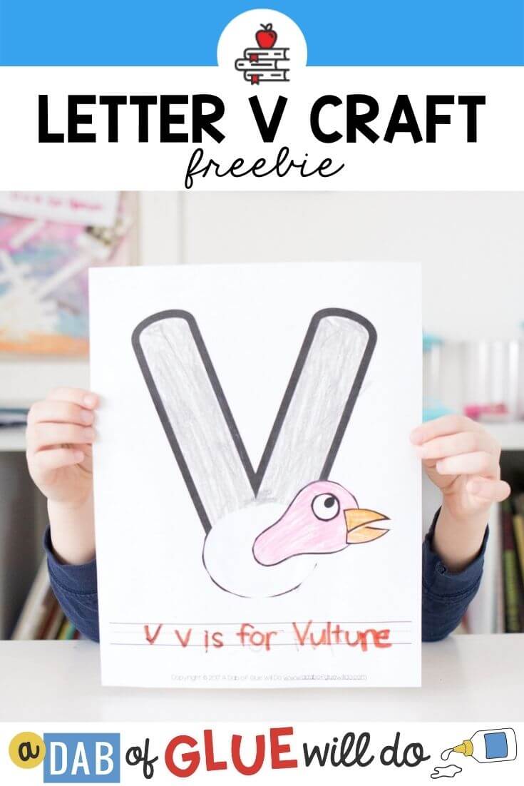 Animal Alphabet V is for Vulture Craft -