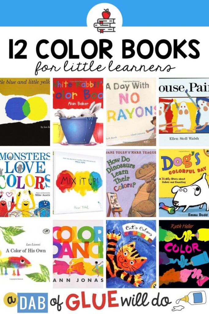 A list of books about colors for kids