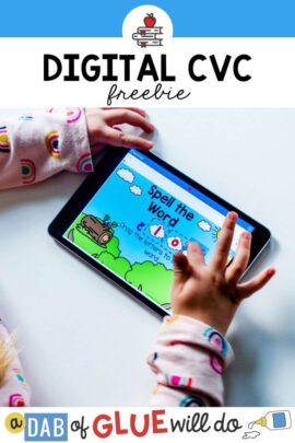 A CVC word spelling activity for digital use