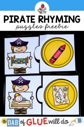 Puzzles for students to practice rhyming
