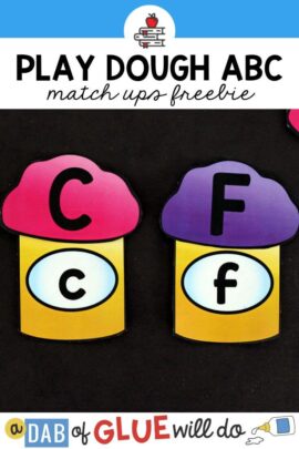 Students can match upper and lowercase letters with these alphabet match ups.