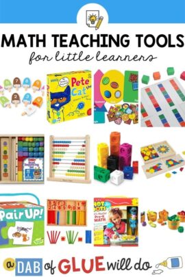 a collection of math teaching tools for little learners