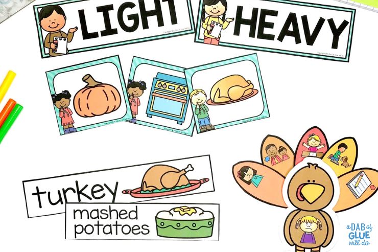 write and wipe centers for kindergarten students with a thanksgiving theme
