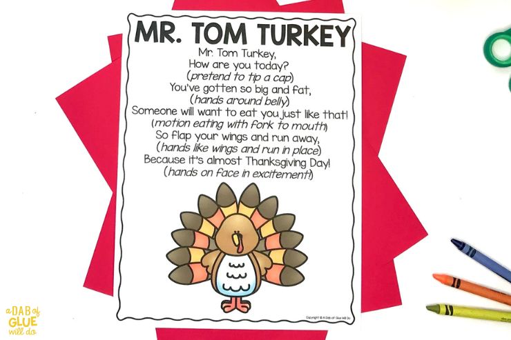 Turkey Science unit song MR. Tom Turkey 