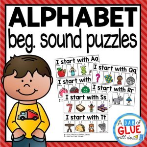 Alphabet Beginning Sound Puzzles