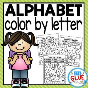 Alphabet Color By Letter