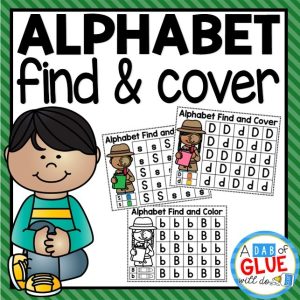 Alphabet Find and Cover/Color