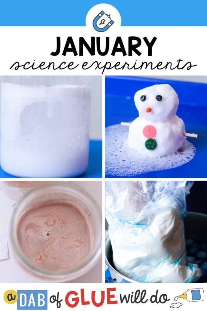 4 science experiments for kids to do during January