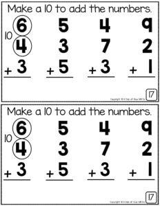 February Daily Math Review Journal for First Grade - A Dab of Glue Will Do