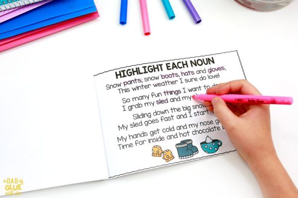 1st Grade Math and Literacy Centers for January