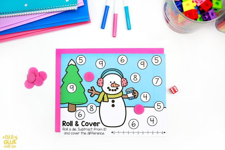 January roll & cover dice games