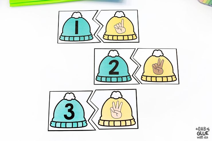 Prek winter counting puzzles