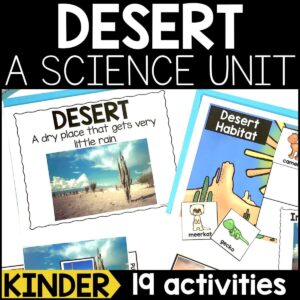 Desert Habitat for Kindergarten