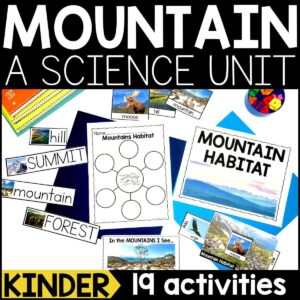 Mountain Habitat for Kindergarten