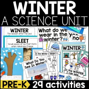 Winter Season Unit for Pre-K