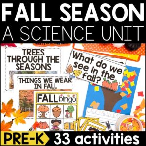 Fall Season Unit for Pre-K
