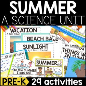 Summer Season Unit for Pre-K