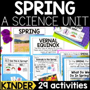 Spring Season Unit for Kindergarten