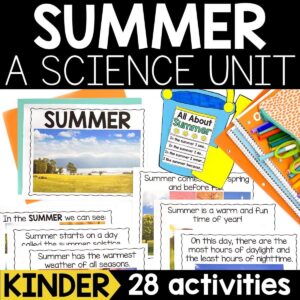 Summer Season Unit for Kindergarten