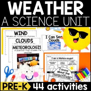 Weather Science Unit for PreK