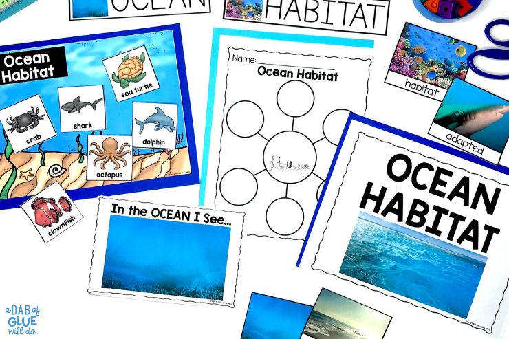 Dive into an exciting Pre-K Ocean Habitat Science Unit, exploring marine life and the wonders of the ocean. Engage young learners with hands-on activities and educational experiences.