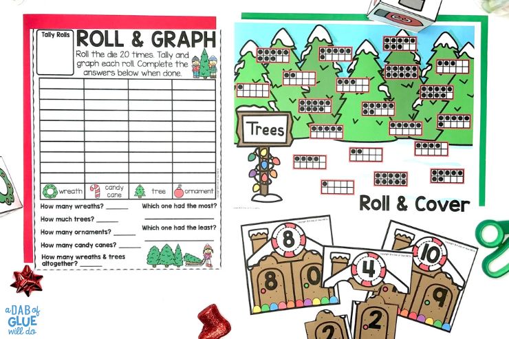 Transform your kindergarten classroom this December with our Math & Literacy Centers. These festive-themed activities are crafted to enhance learning and bring holiday joy. 