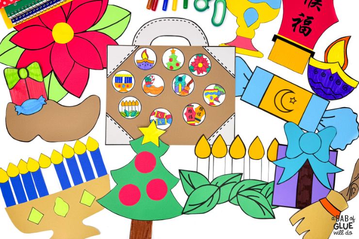 Multicultural learning with this Winter Holidays Around the World Bundle. Help students learn & appreciate winter celebrations worldwide.