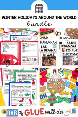 Multicultural learning with this Winter Holidays Around the World Bundle. Help students learn & appreciate winter celebrations worldwide.