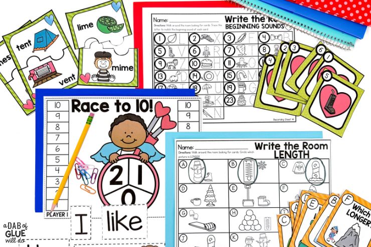Embrace the magic of February learning with Pre-K math and literacy centers. Perfectly crafted to inspire young minds and encourage endless curiosity.