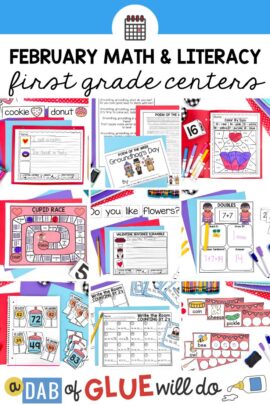 Discover engaging 1st grade February math and literacy centers. Perfect blend of fun and learning with activities designed to inspire young minds.