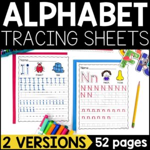 Alphabet Tracing and Handwriting Worksheets