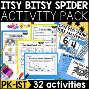 Itsy Bitsy Spider Activities