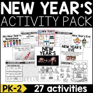 New Year's Activity Pack