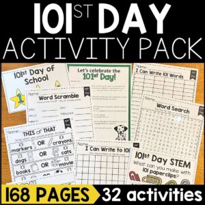 101st Day Activity Pack
