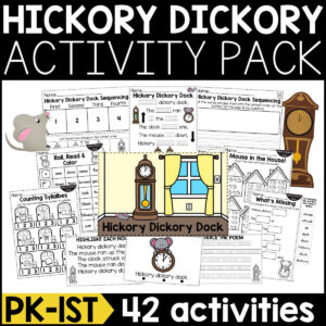 Hickory Dickory Dock Activities