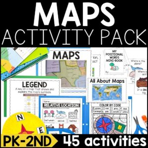 All About Maps Activity Pack