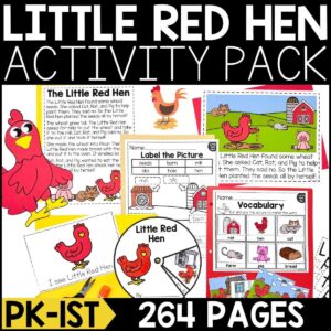 The Little Red Hen Activity Pack