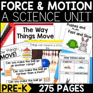 Force and Motion for Pre-K