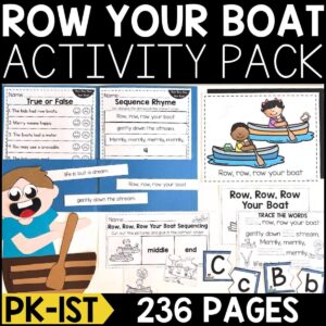 Row Your Boat Activity Pack