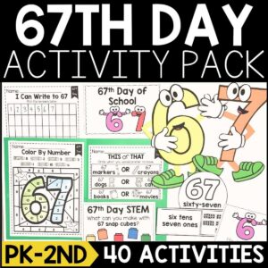 67th Day Activity Pack