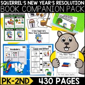 Squirrels New Years Resolution Book Activities