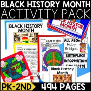 Black History Month Activity Pack