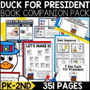 Duck for President Book Activities